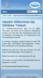 Mobile Screenshot of getraenke-troesch.de